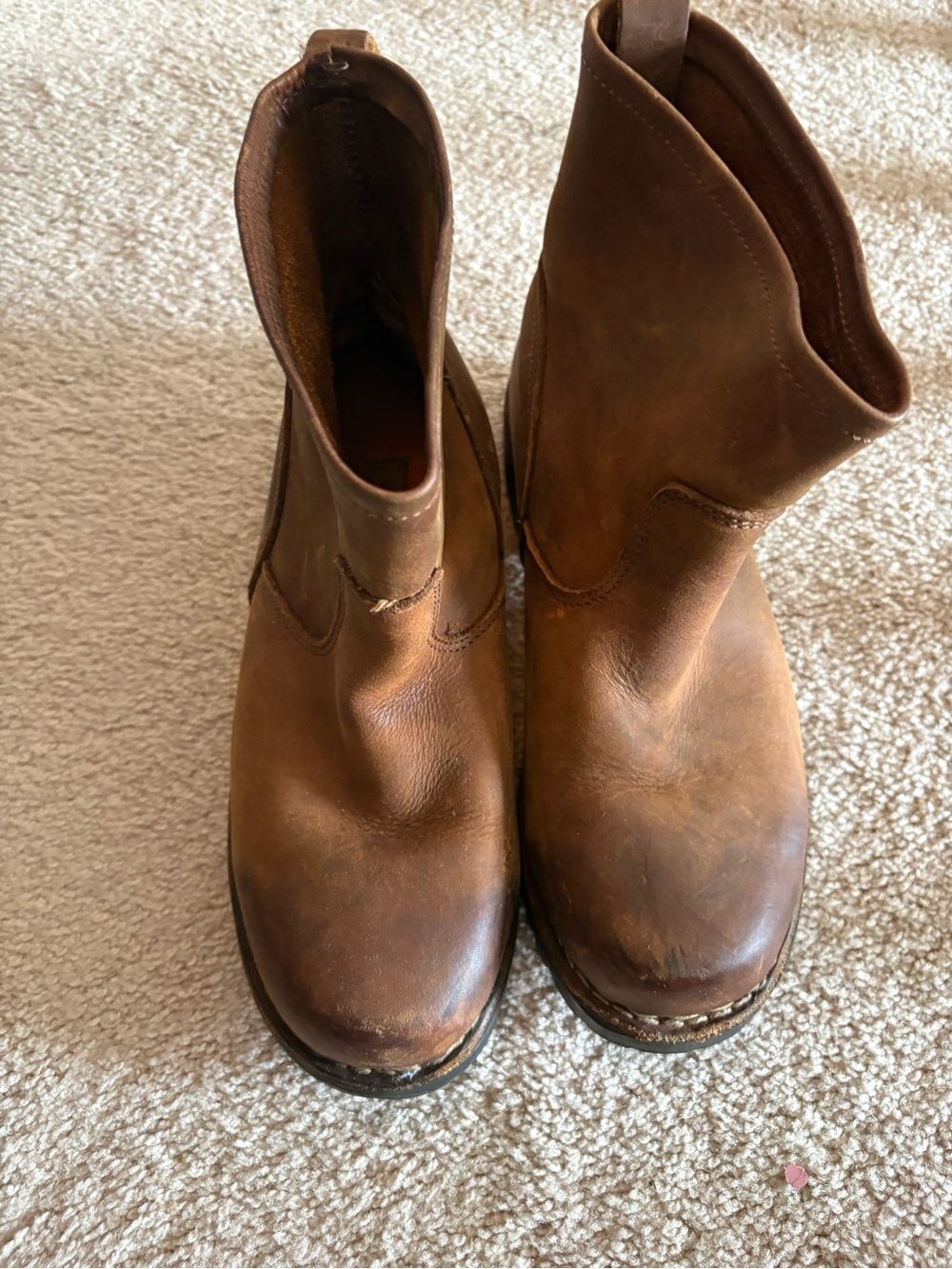 J. Crew Brown Leather Ankle Booties